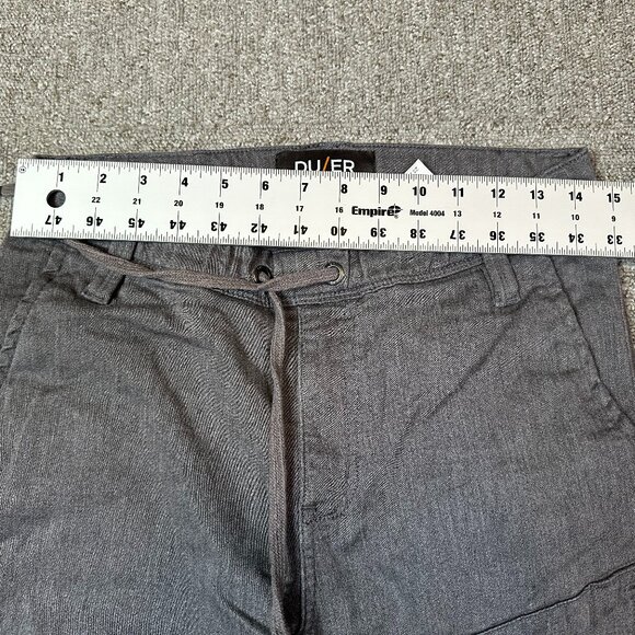 DU/ER Men's No Sweat Active Travel Jogger Pant Charcoal Grey Size 28 X 29 - Picture 4 of 6